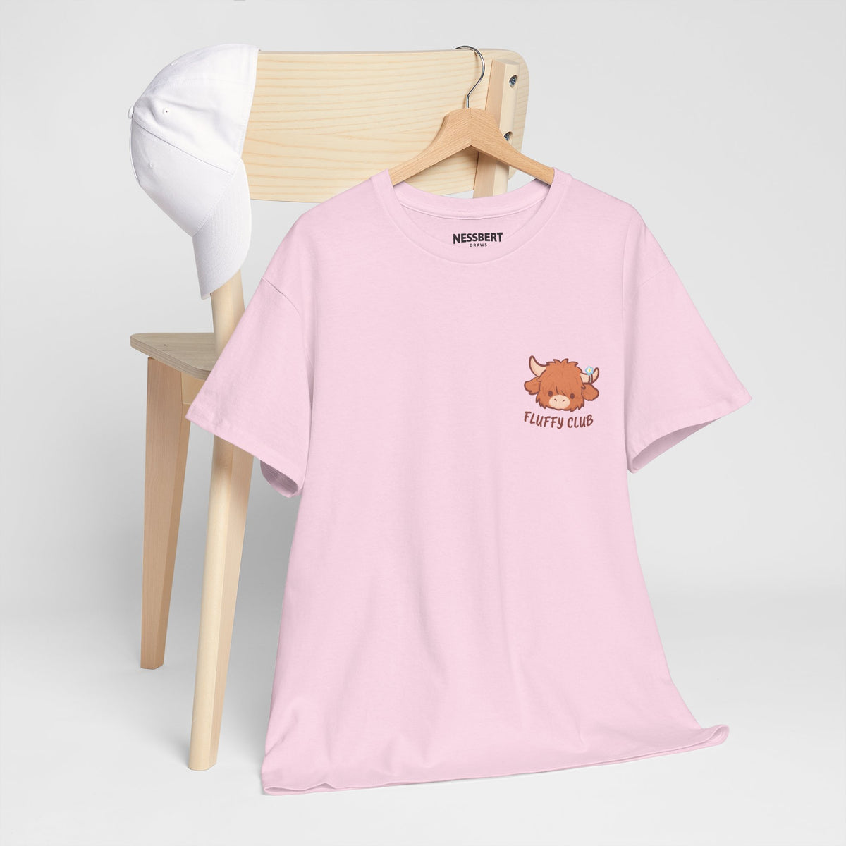 Too Fluffy To Care Tee
