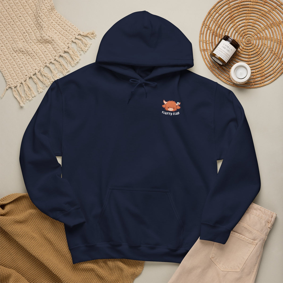 Too Fluffy To Care Hoodie