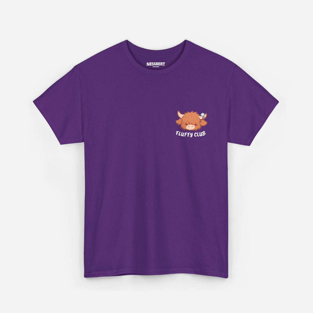 Too Fluffy To Care Tee