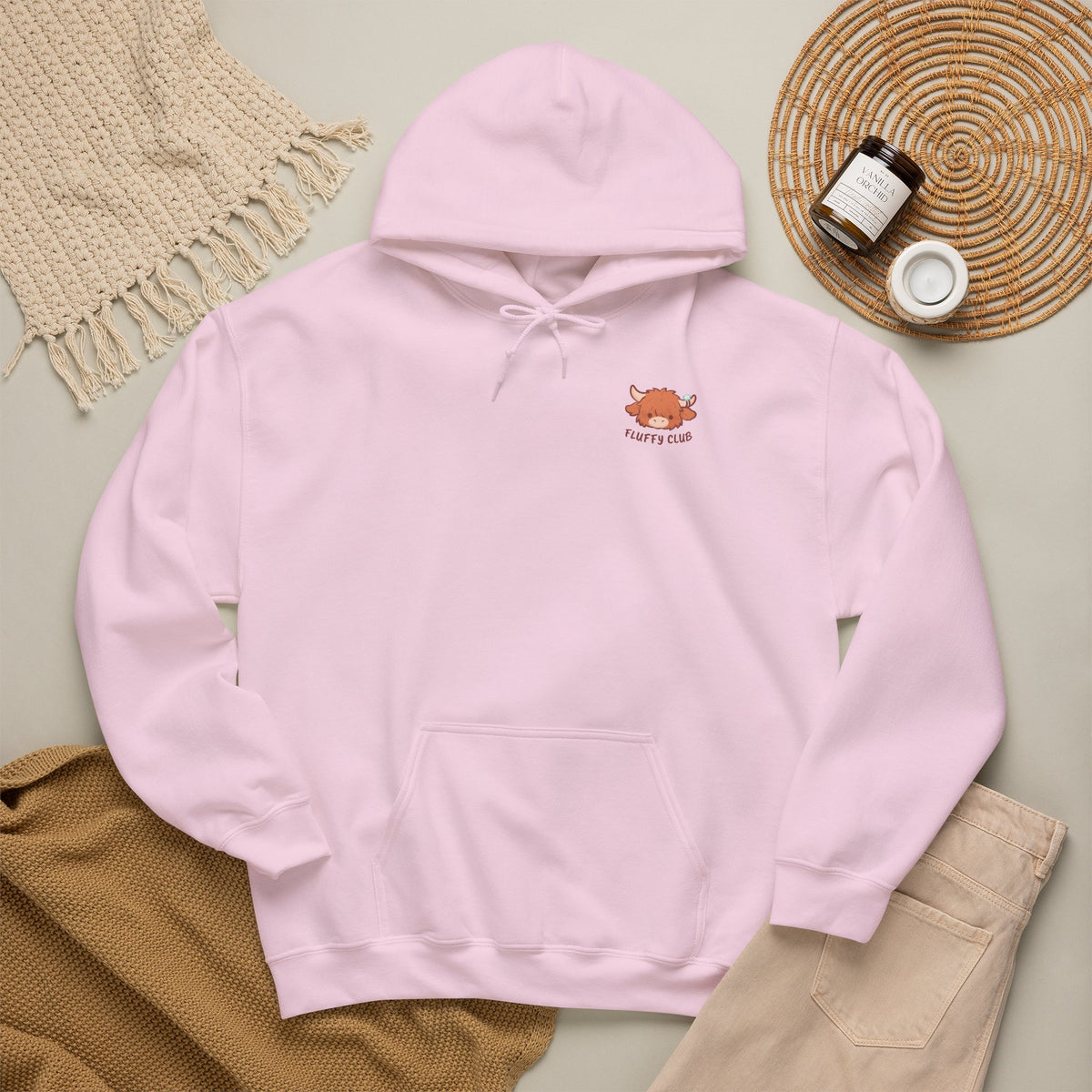 Too Fluffy To Care Hoodie