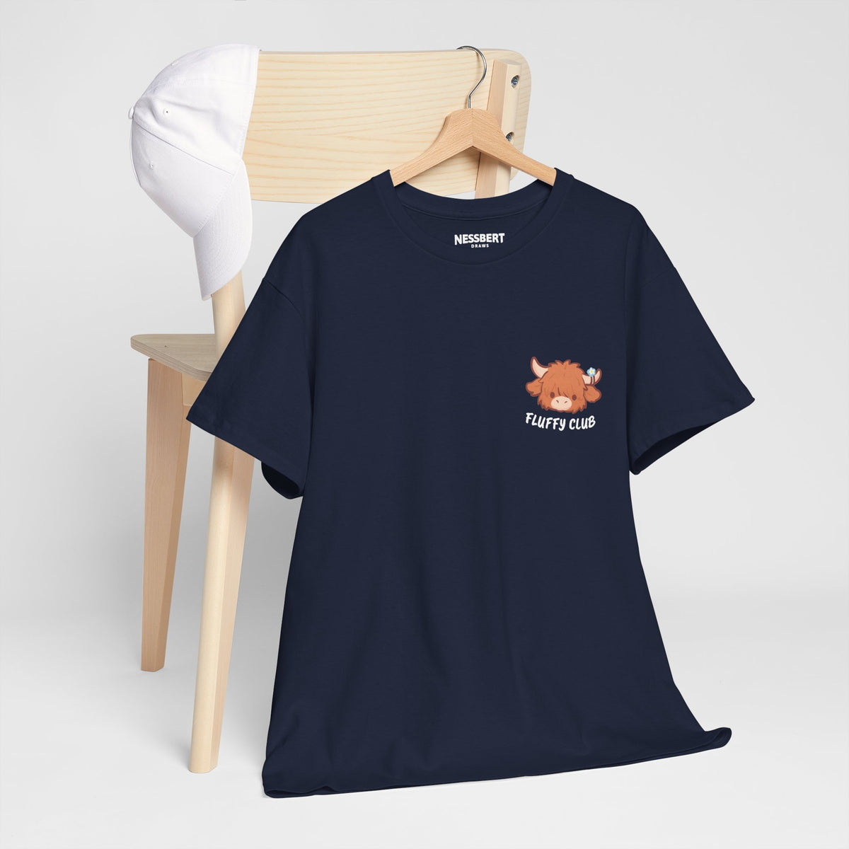 Too Fluffy To Care Tee
