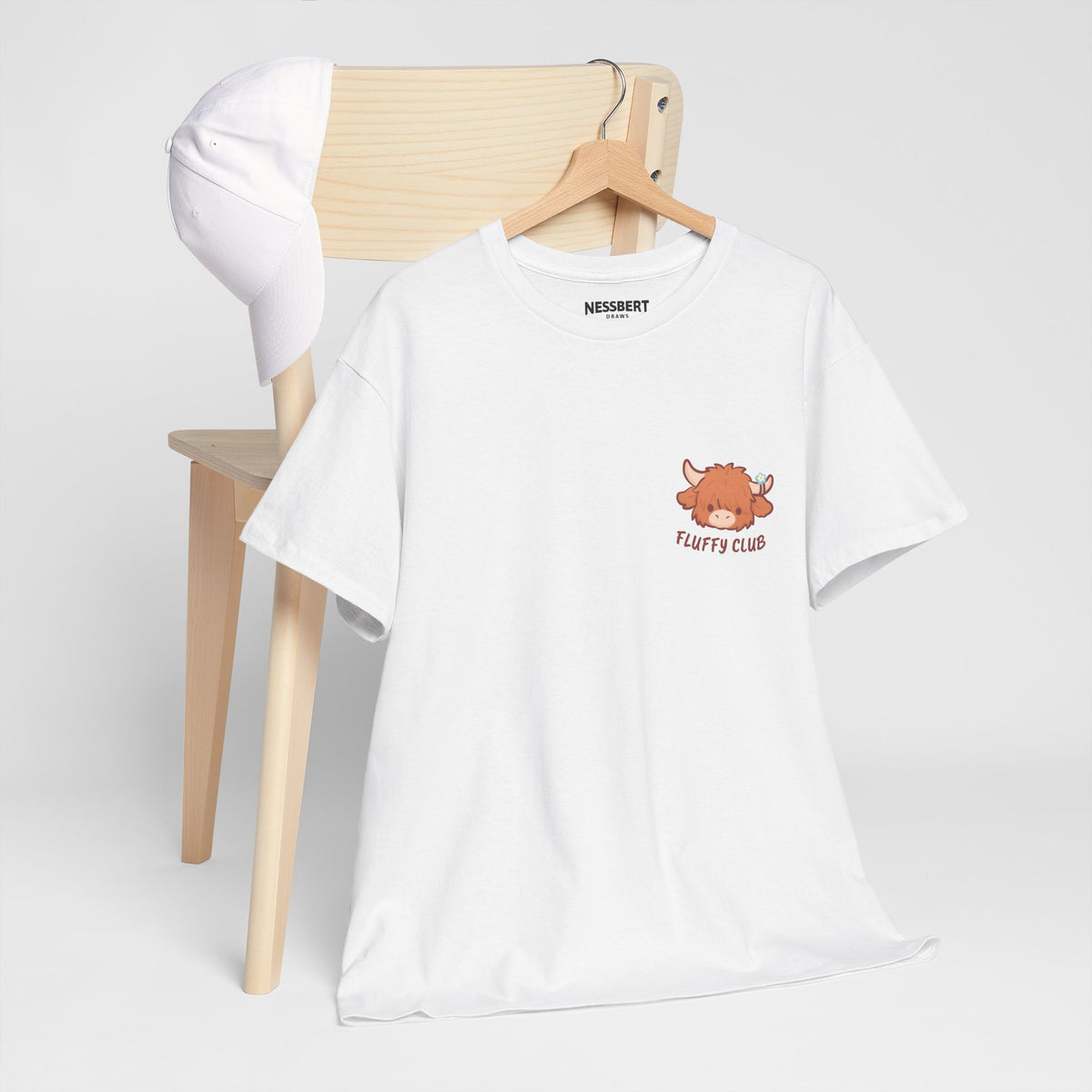 Too Fluffy To Care Tee