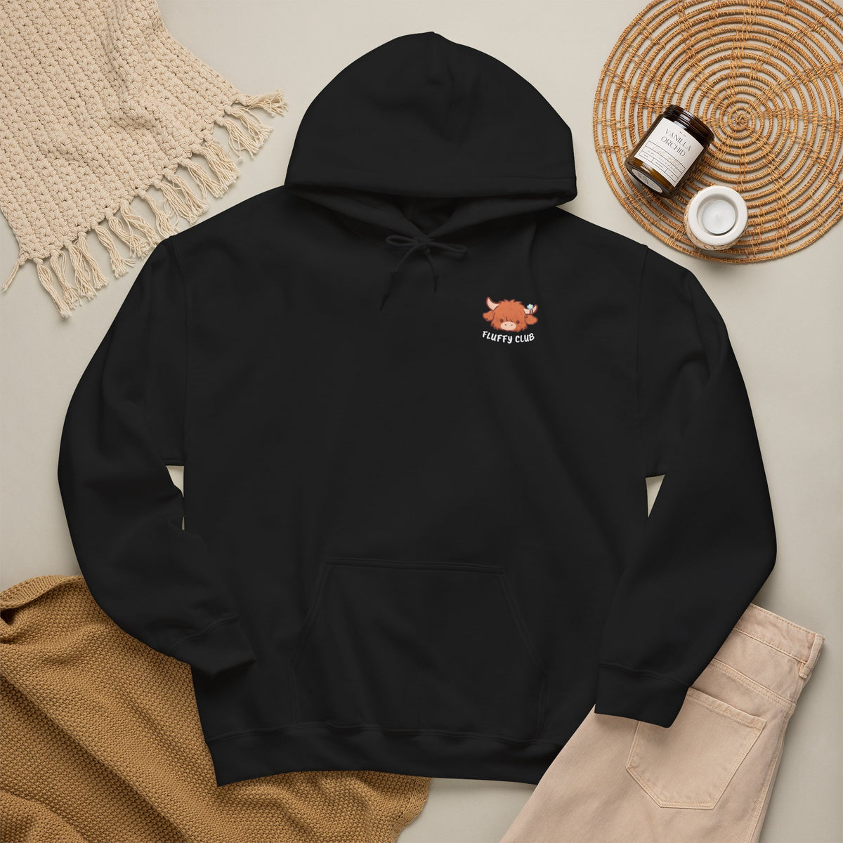Too Fluffy To Care Hoodie