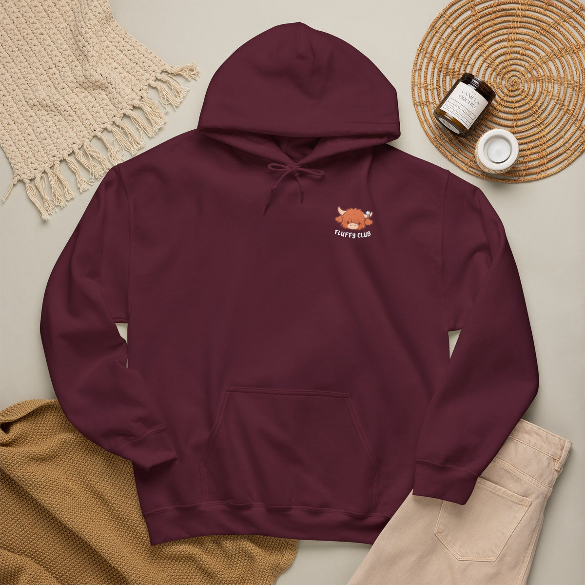Too Fluffy To Care Hoodie