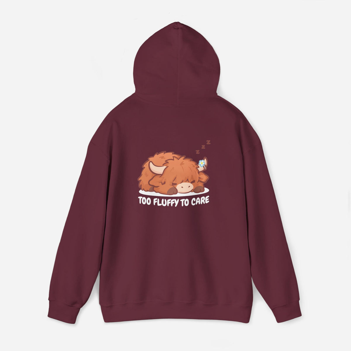 Too Fluffy To Care Hoodie