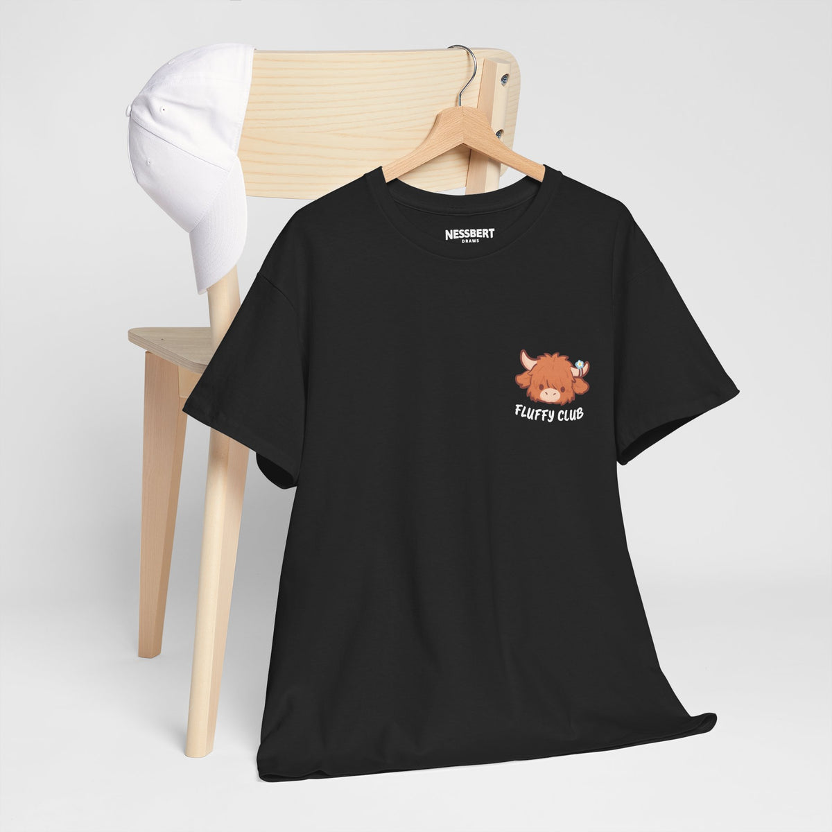 Too Fluffy To Care Tee