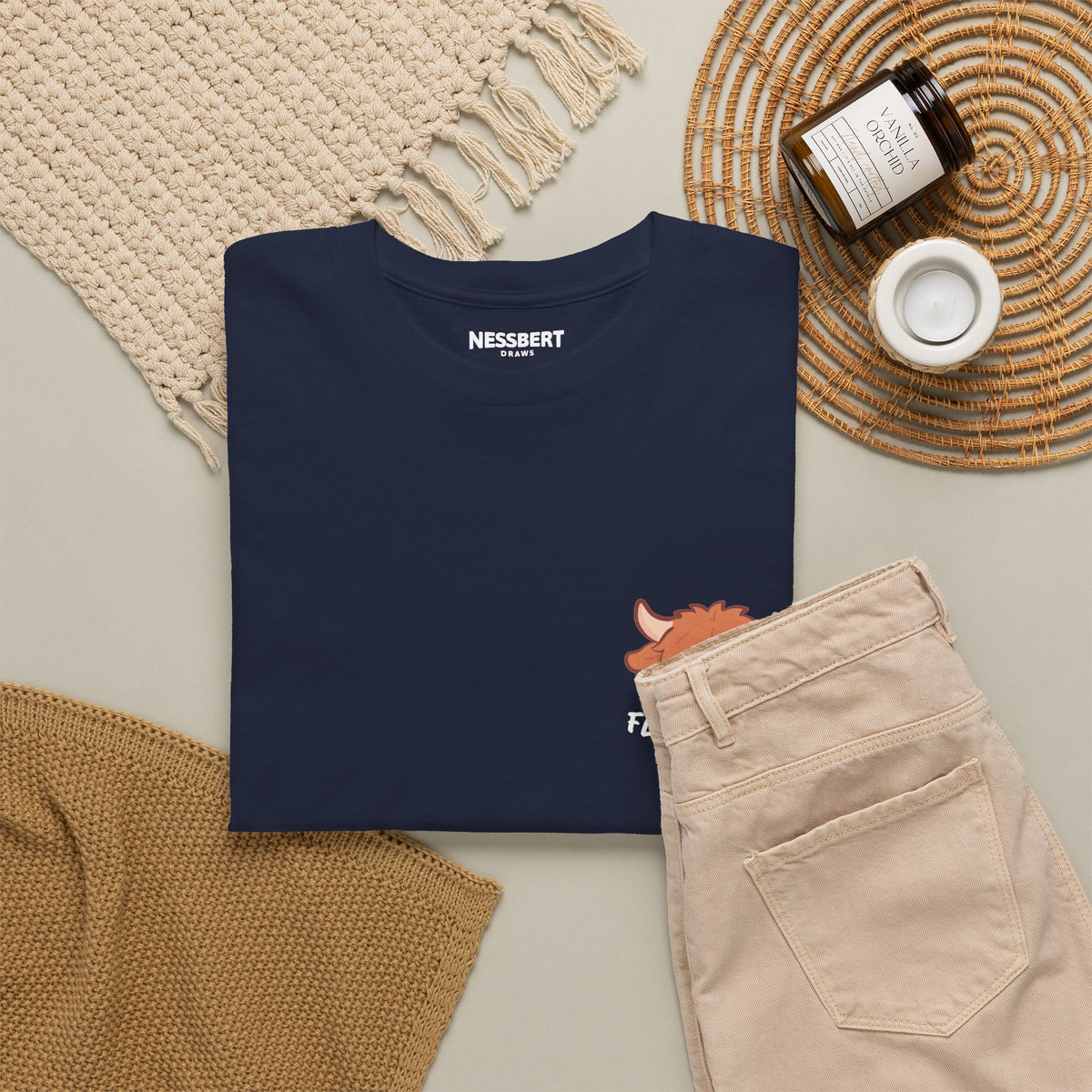 Too Fluffy To Care Tee