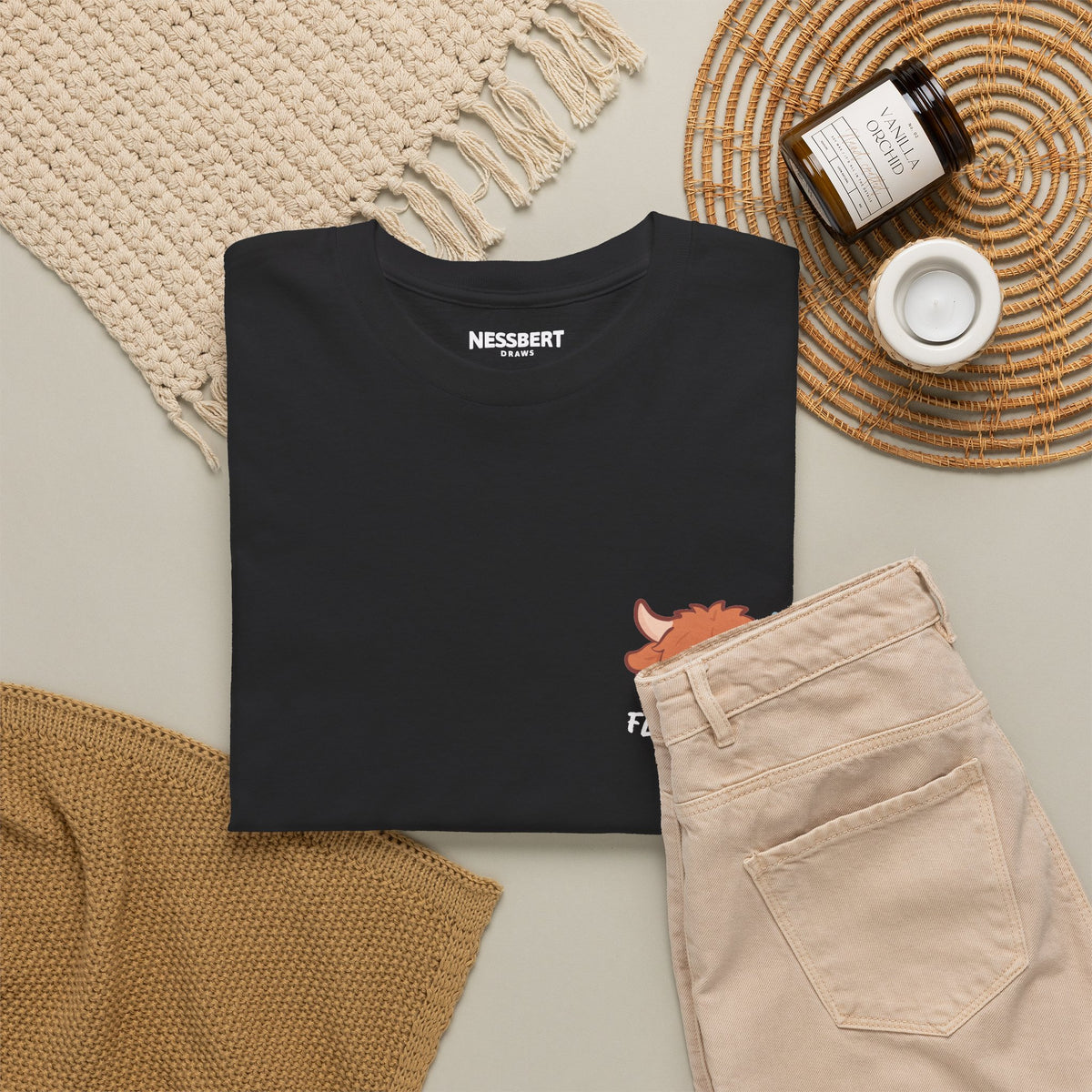 Too Fluffy To Care Tee