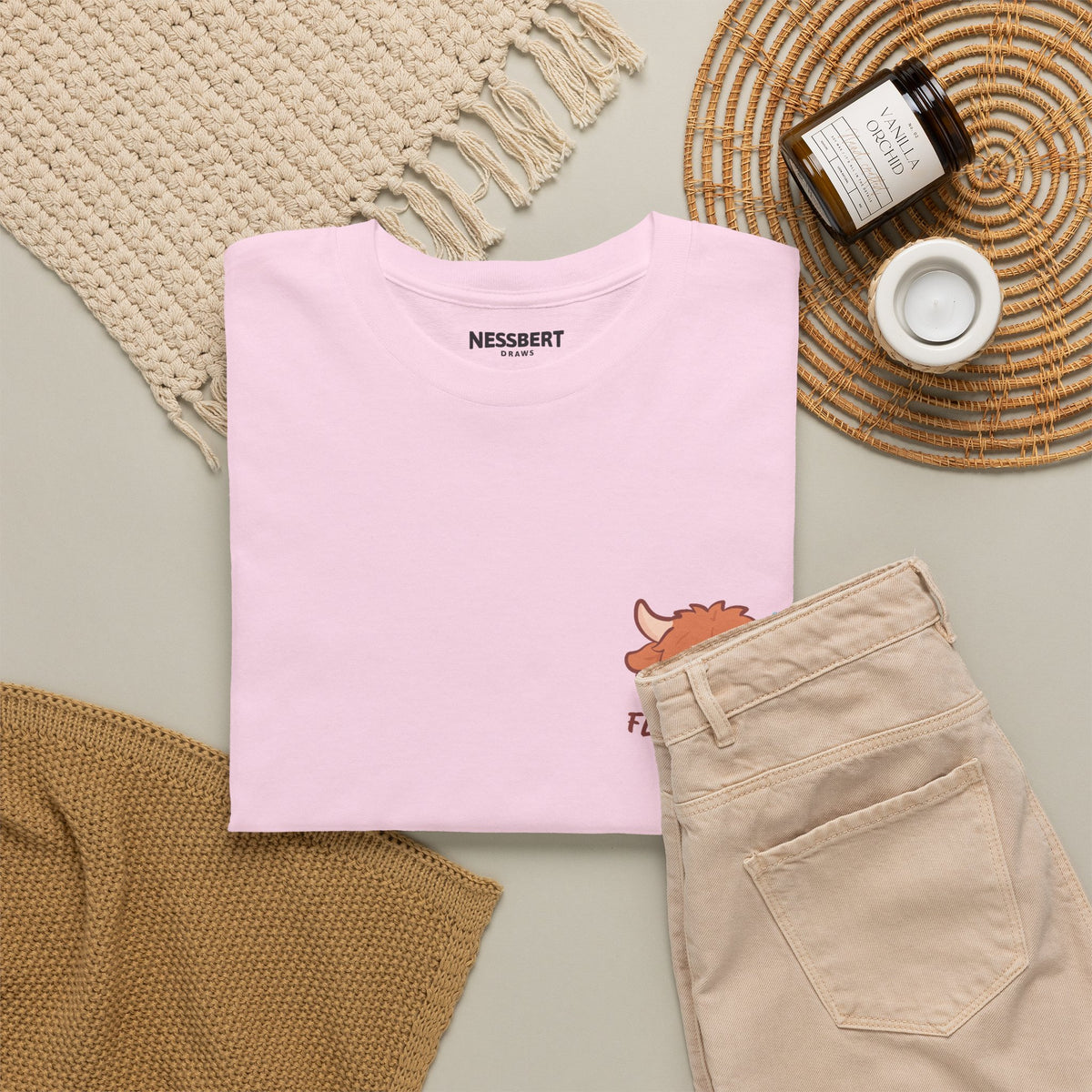Too Fluffy To Care Tee