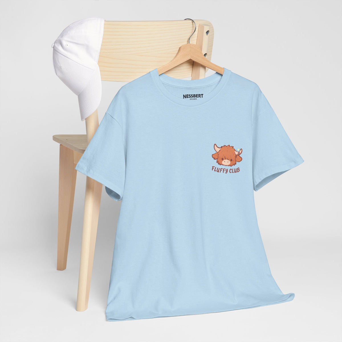 Too Fluffy To Care Tee