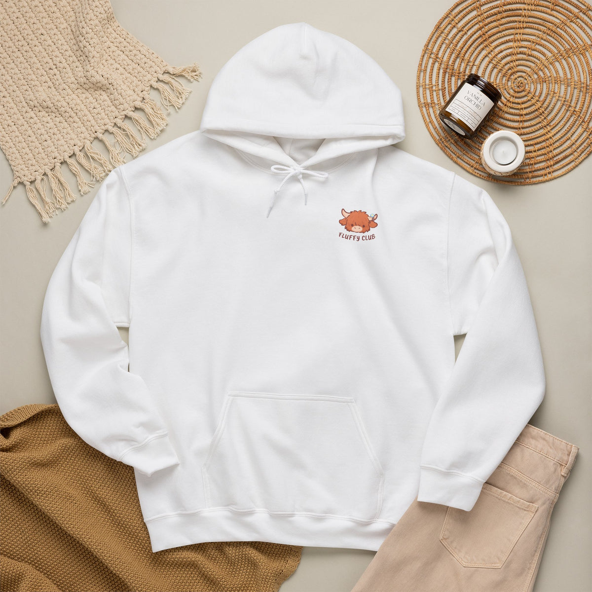 Too Fluffy To Care Hoodie