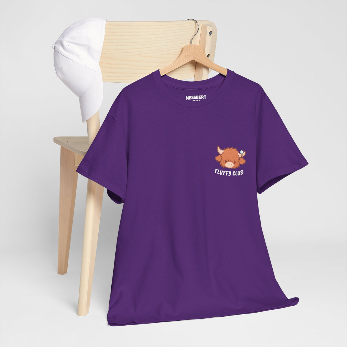 Too Fluffy To Care Tee