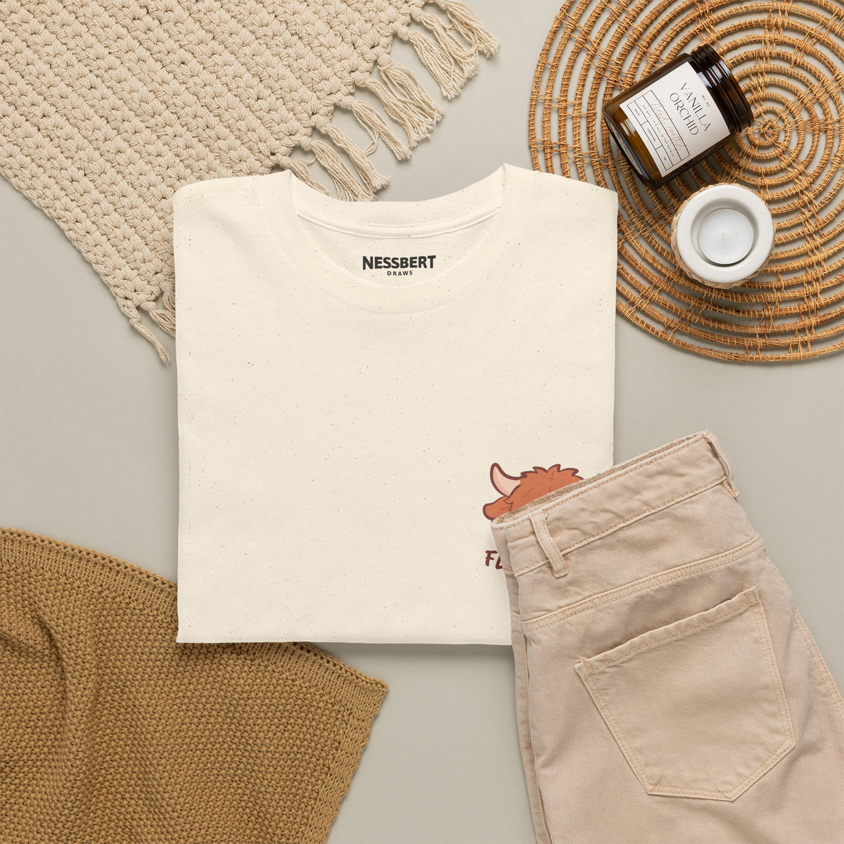 Too Fluffy To Care Tee