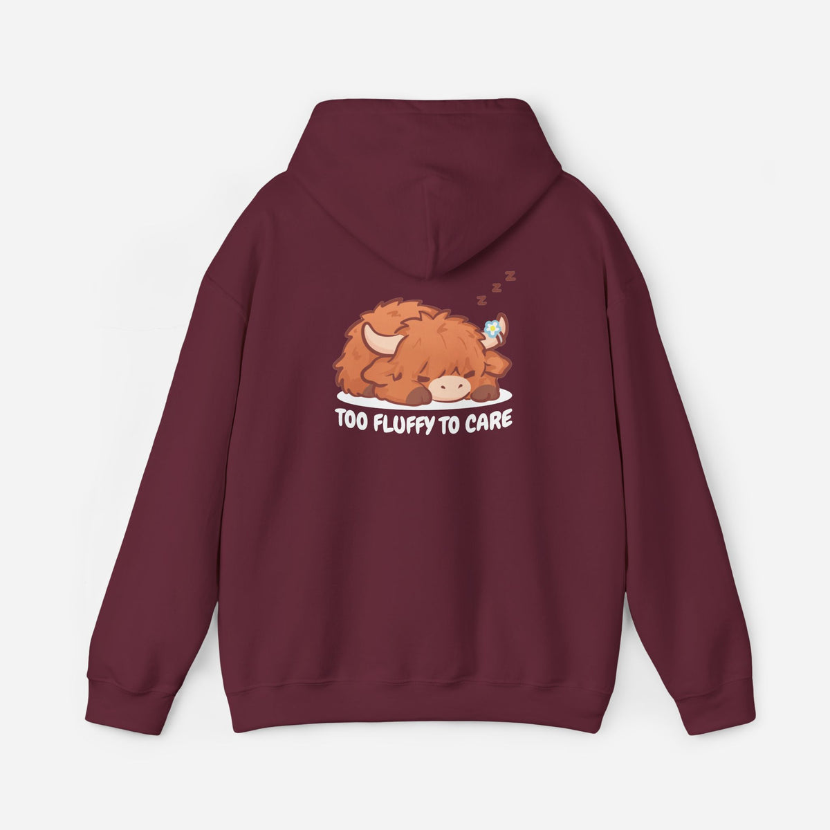 Too Fluffy To Care Hoodie