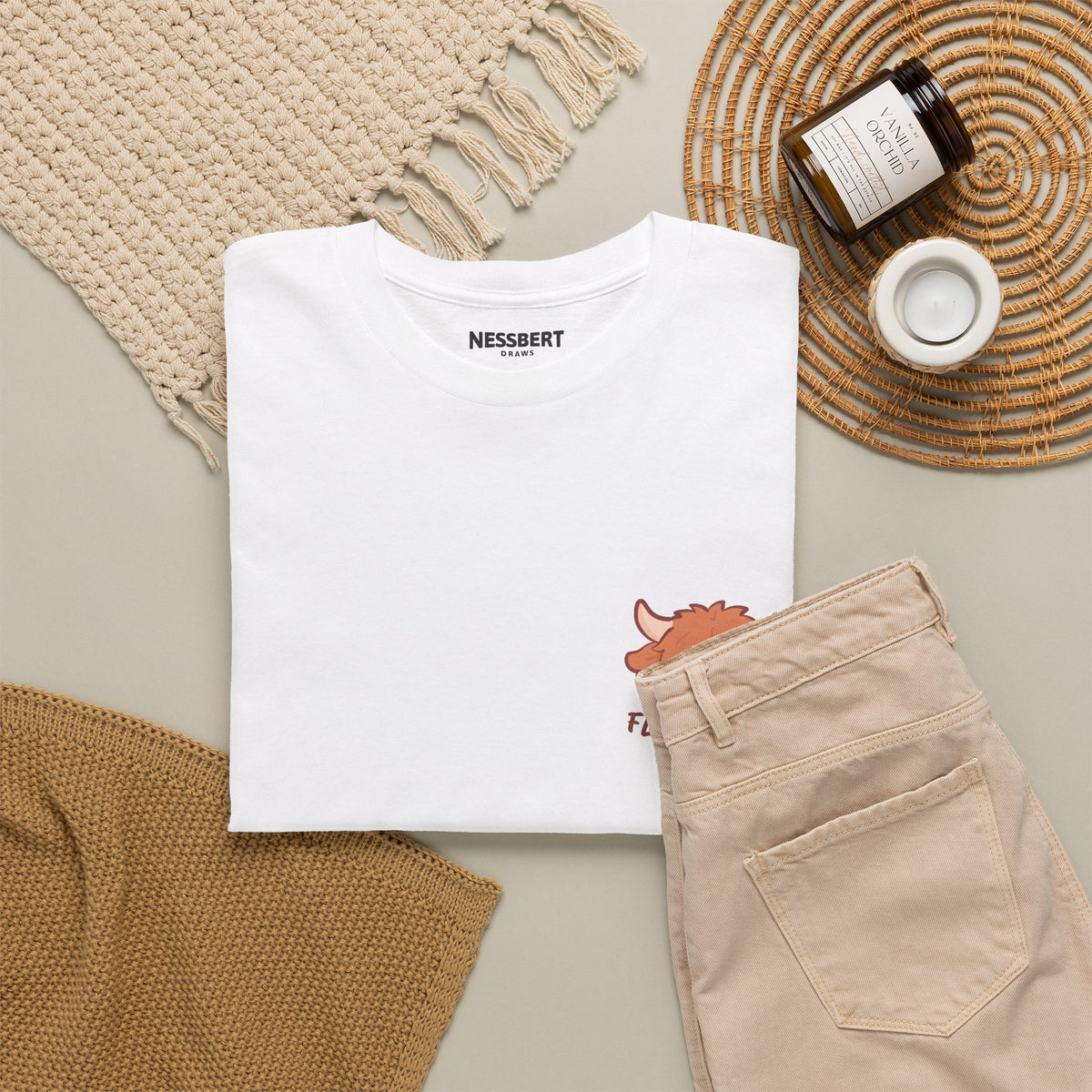 Too Fluffy To Care Tee