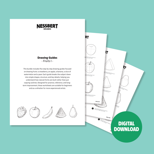 Drawing Guide Bundle - Fruits I (Digital Download)